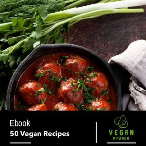 50 Vegan Recipes Ebook Vegan Vitamin UK  | Vegan Dinner Recipes