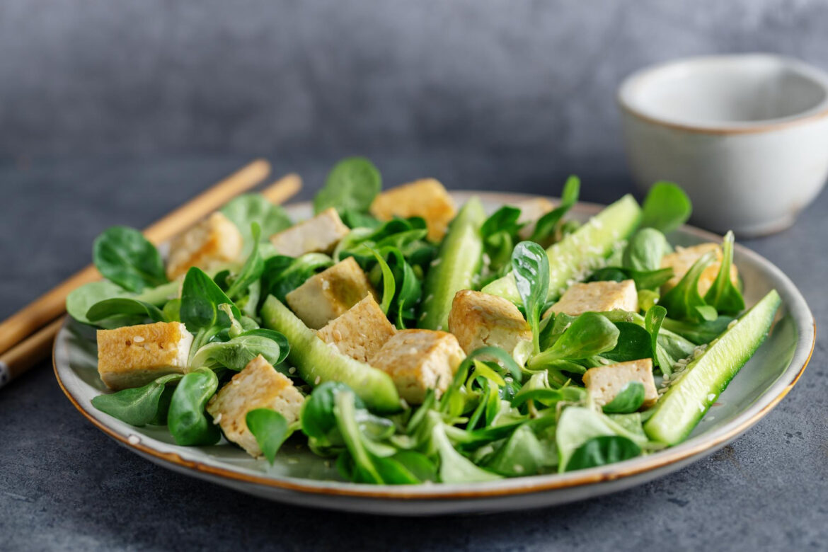 tofu vegan dish